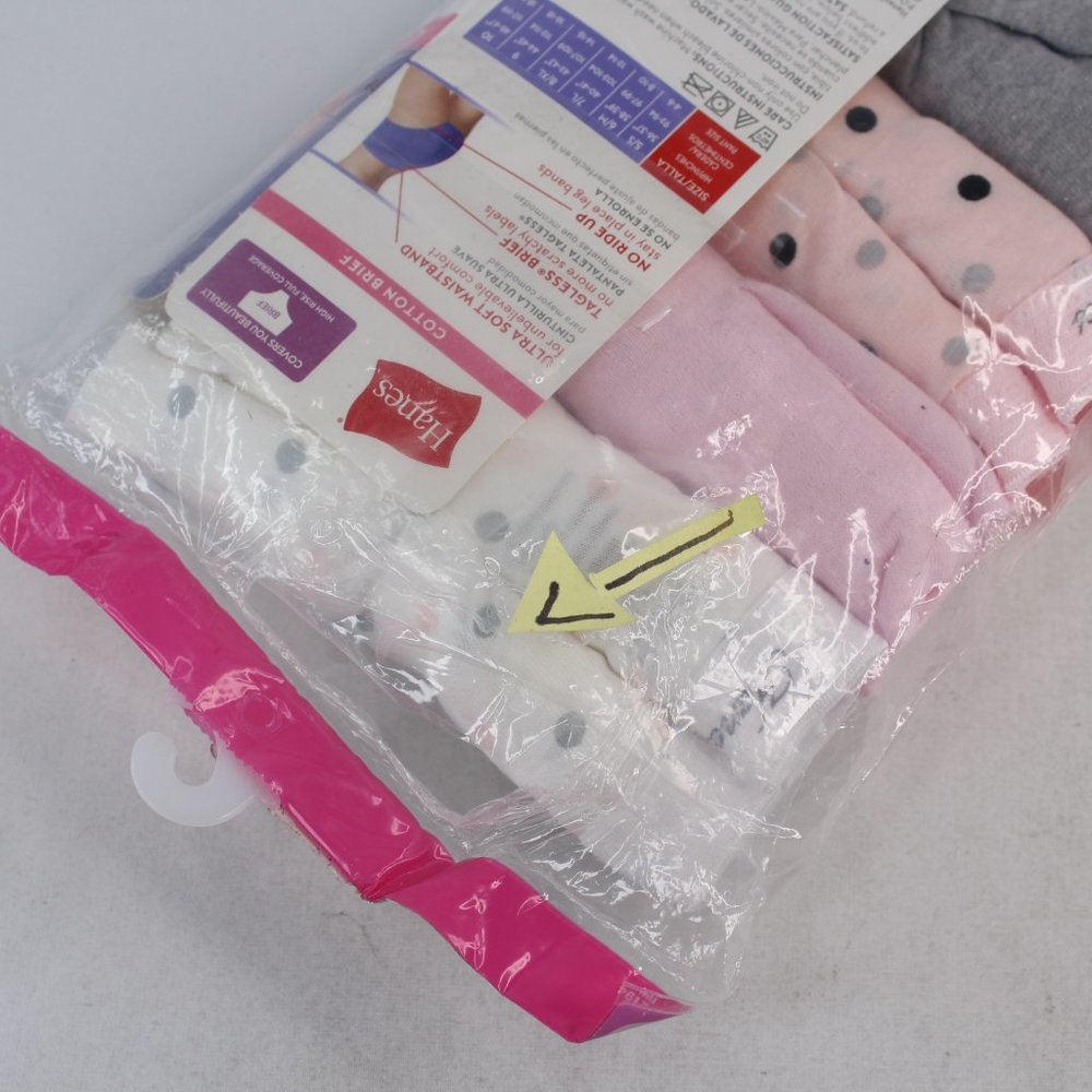 Hanes Women's Ultra Plush Tagless 5 Briefs Misc Box #146 - Picture 5 of 5